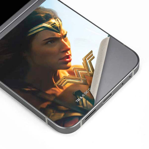 DC Comics Wonder Woman Action Pose Poster Galaxy Z Flip6 Skin